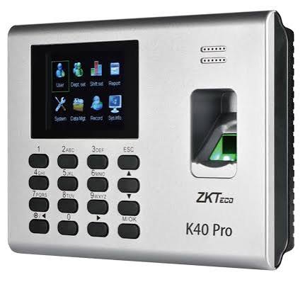 Zkteco K40 Pro Time Attendance 1 Zkteco k40 pro